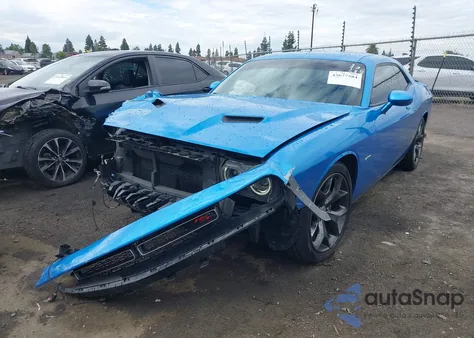 2016 Dodge Challenger R/T Plus из США, поврежденный, VIN 2C3CDZBT7GH201885